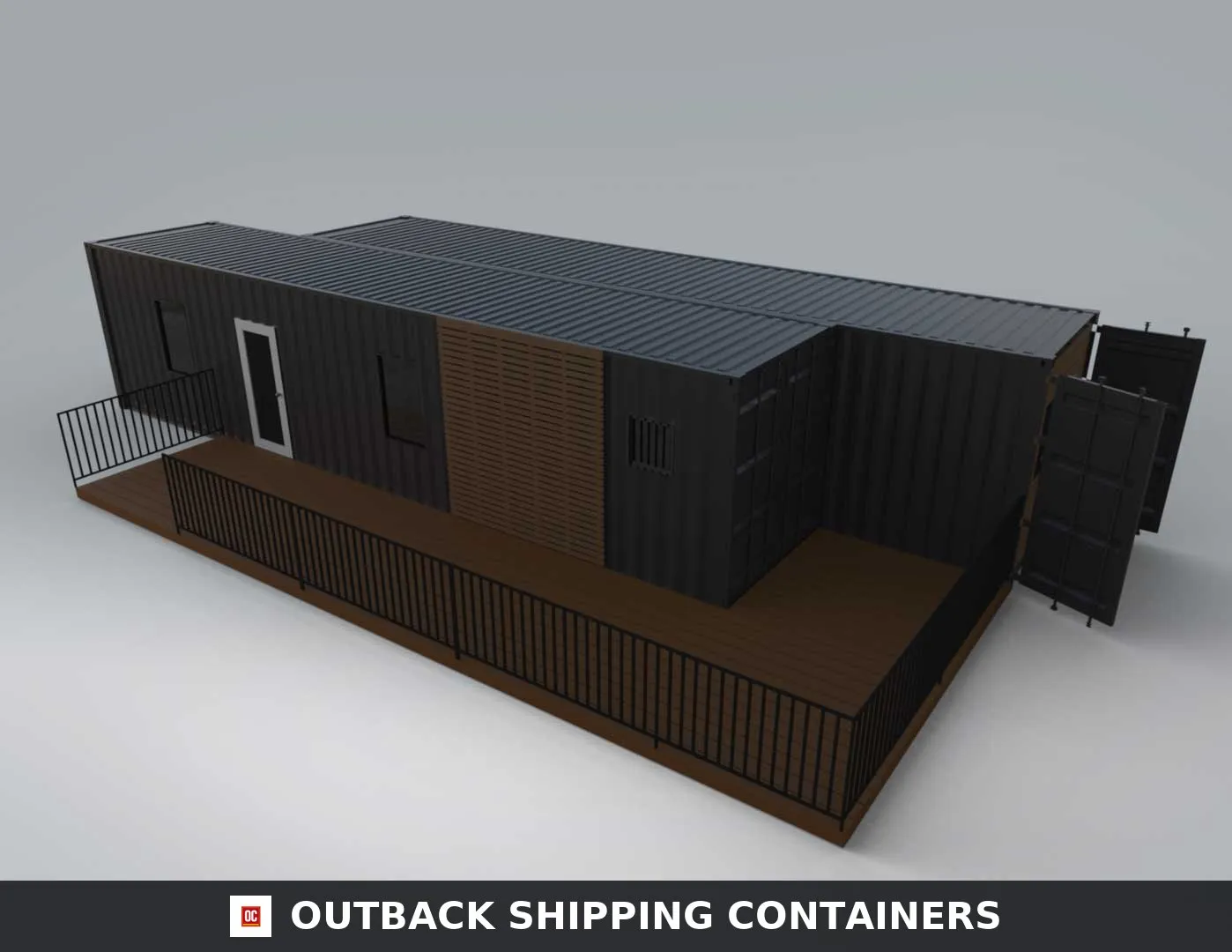 Luxury 2 Bedroom Shipping Container Home | The Clark | Two 40ft Containers