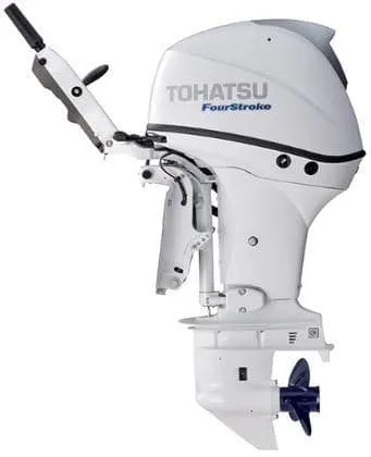 Tohatsu MFS50AWETL, 50 HP, 20 IN SHAFT, ELECTRIC START ,TILLER,PT&T
