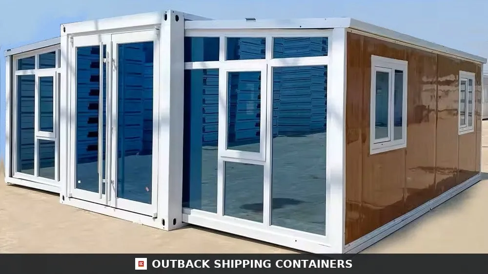 20FT Expandable Container Home — 2 Bedroom Beach-Side Cabin | Full Bath, Kitchen & Living Room | 385 SF