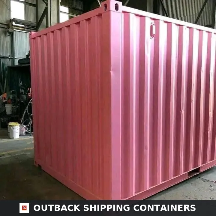 10 ft Pink Container with Roll‑Up Door