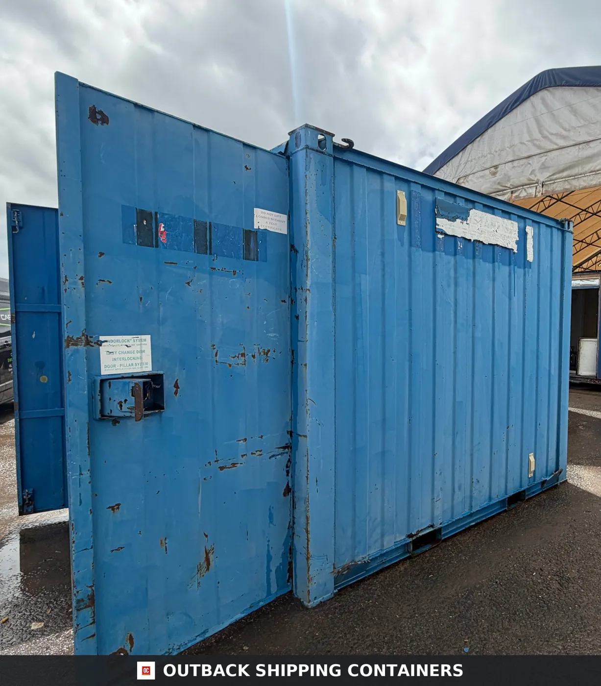 10x8 ft Anti-Vandal Store — Storage Container (Unrefurbished)