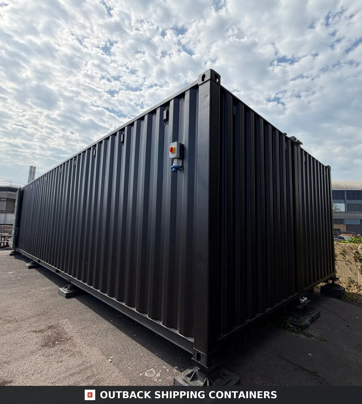 40x16ft — CUSTOM — Shipping Container Conversion — GYM — Portable Space — No 1004