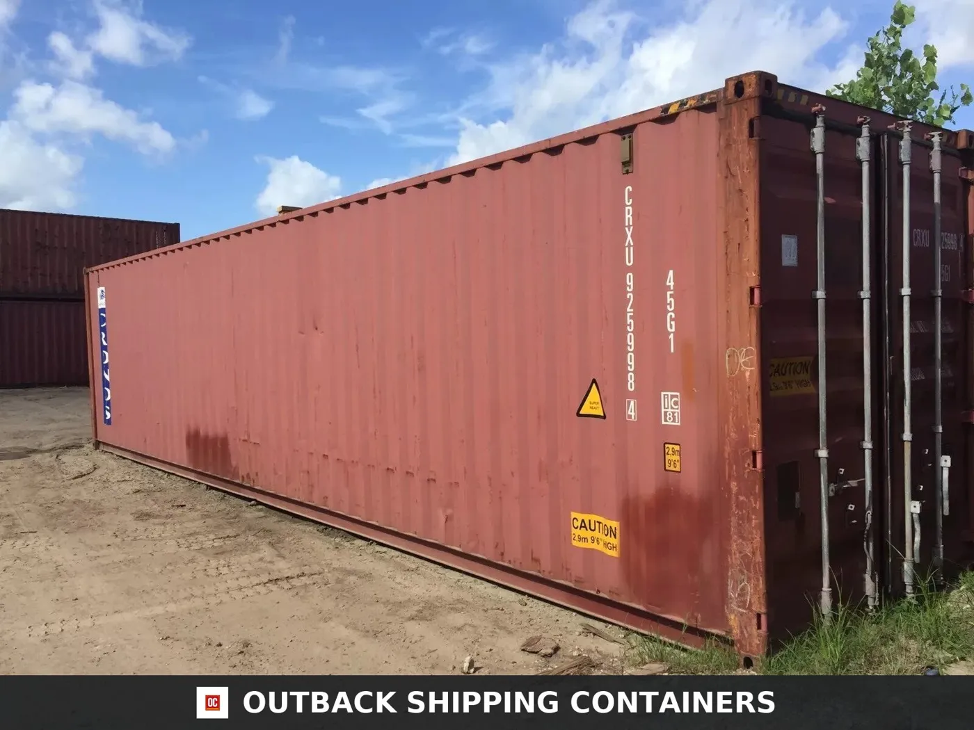 40′ Used HC Shipping Storage Container