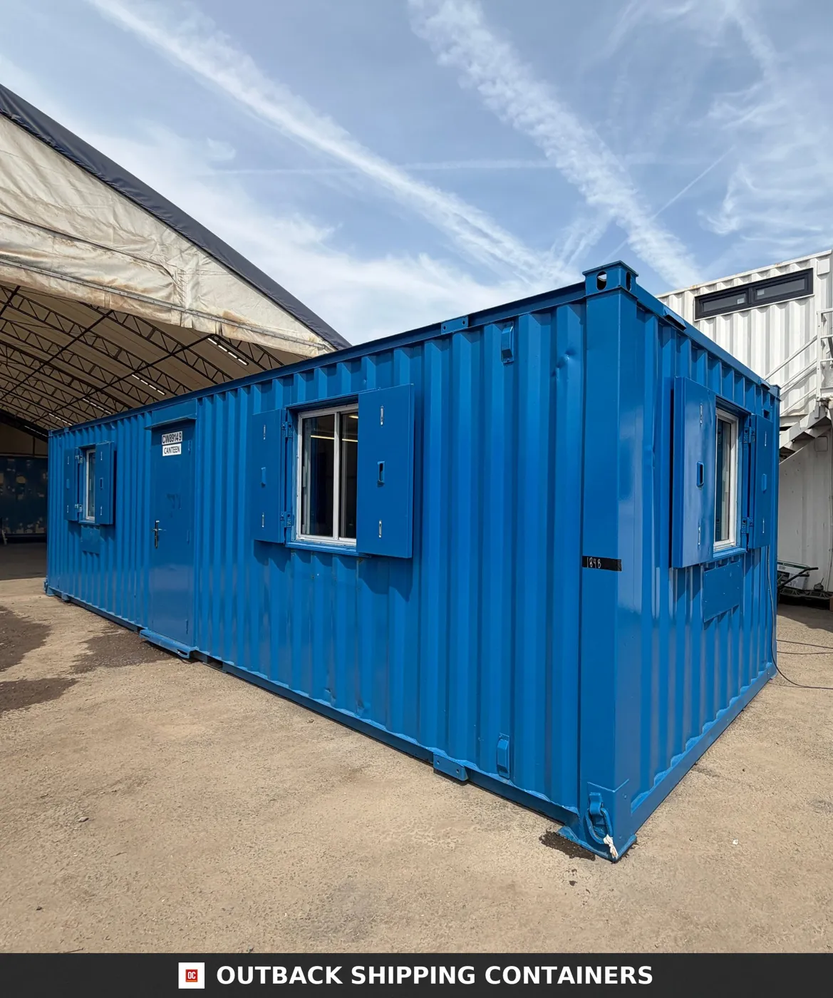 32x10ft — Canteen / Office — Building Site Accommodation — Portable Anti-Vandal