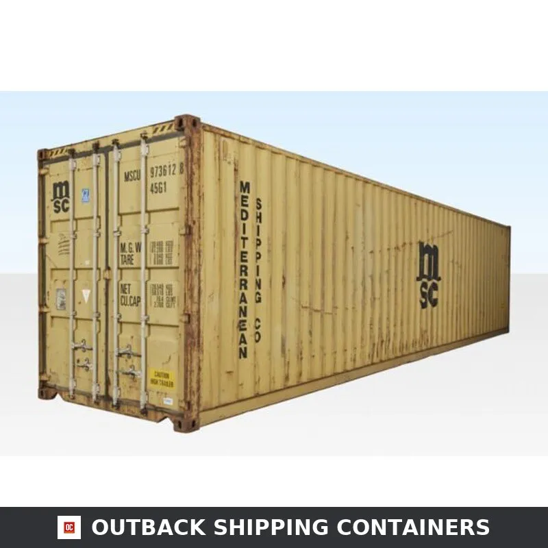 40Ft X 8Ft Used Shipping Container High Cube
