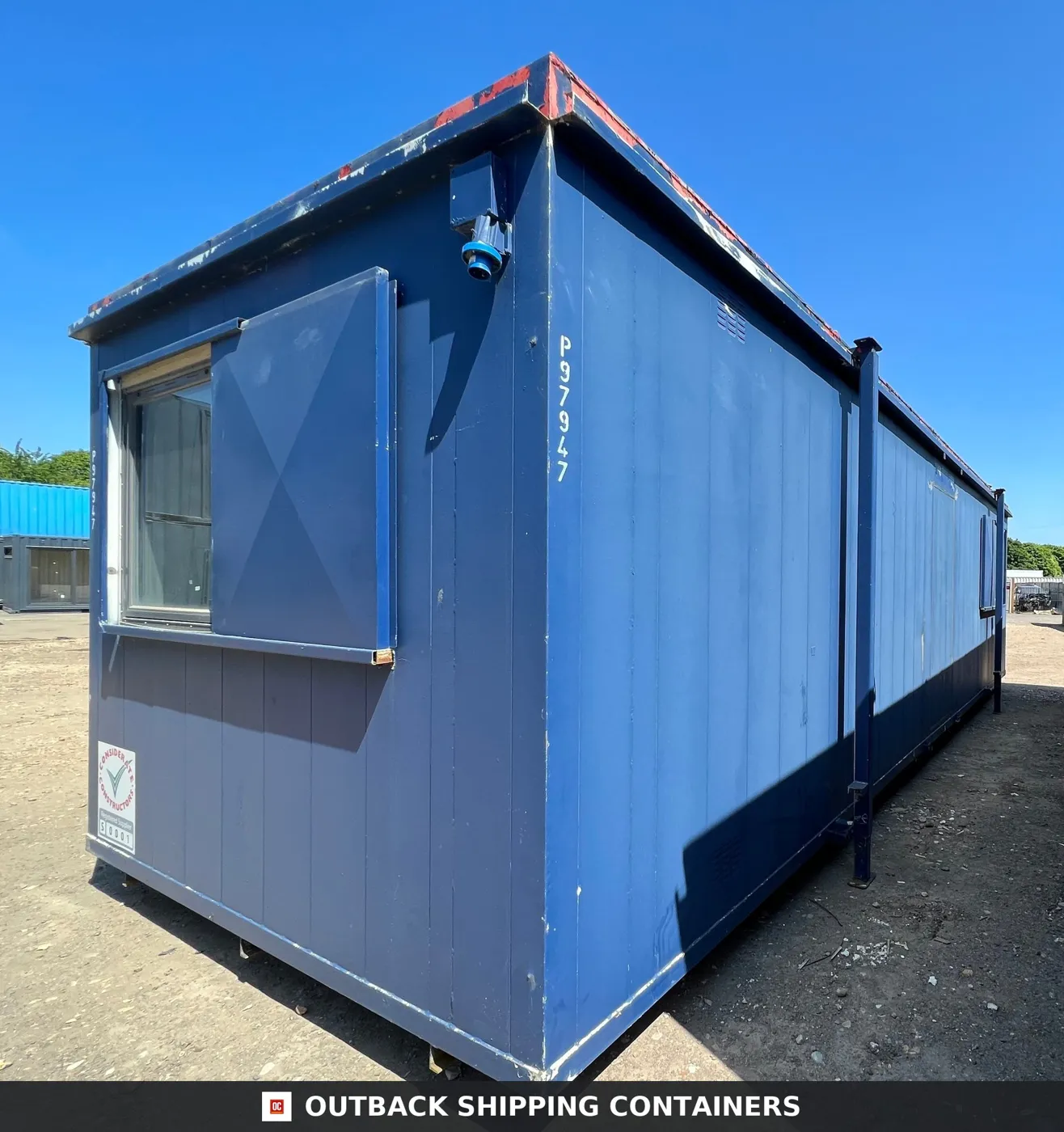 24x9 ft – Open Plan Office – Site Accommodation – Anti-Vandal Cabin