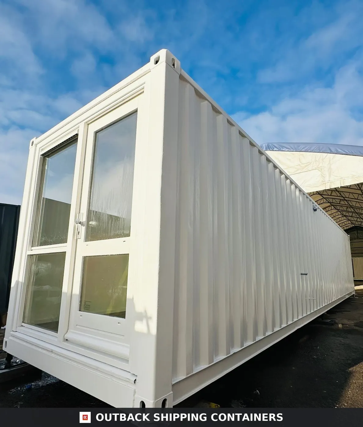 Converted Shipping Container 40Ft — Container Conversion — Office / Canteen — Portable Container Building — Reduced — No 1273