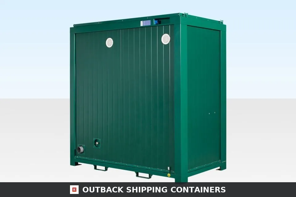 1+1 Double Mains Toilet 8FT x 5FT (Green)