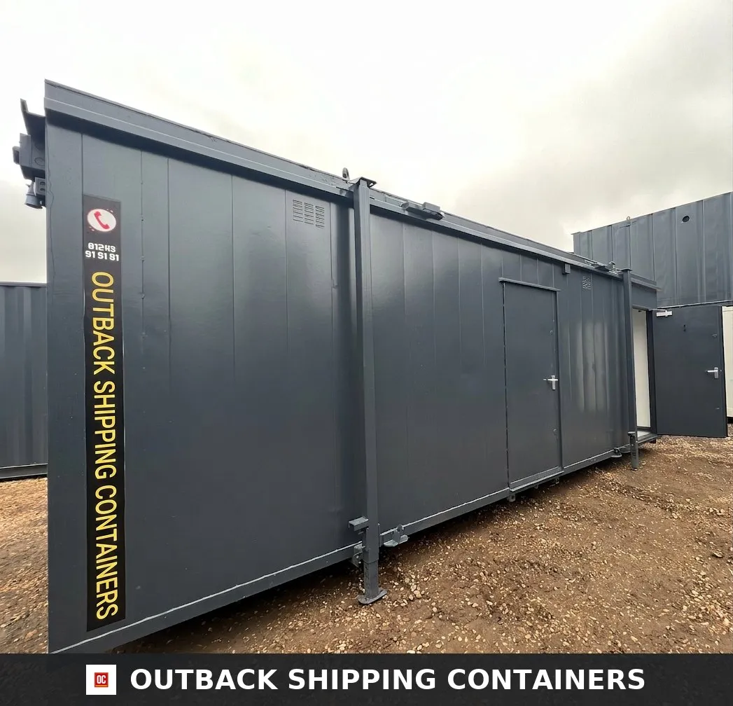 Toilet Block Cabin — 24 x 9 ft Anti-Vandal — 5+1 Container Toilet WC — No 738