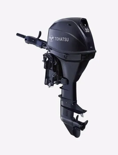 Tohatsu MFS30BETL, 30 HP, 20 IN SHAFT, ELECTRIC START ,TILLER,PT&T