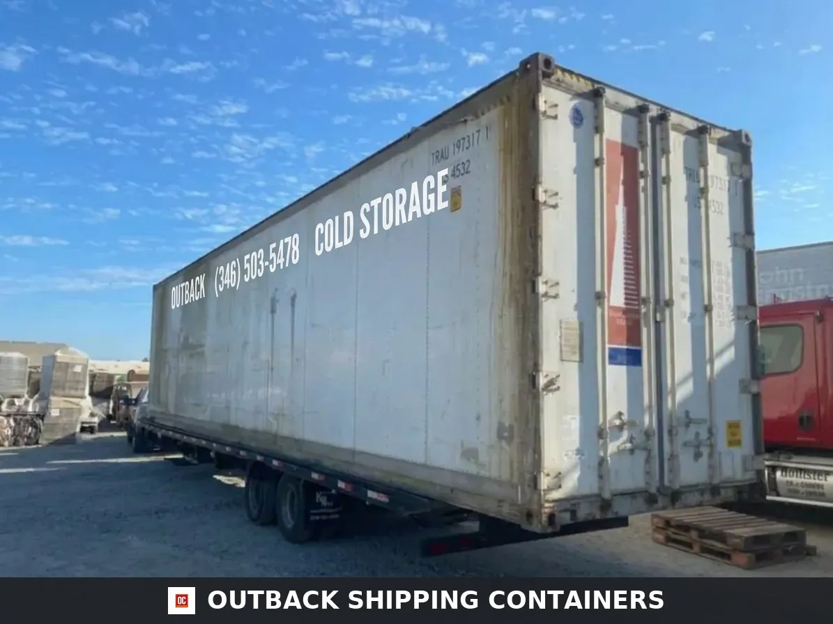 Used 40ft Refrigerated Shipping Container – With Custom Side Door Access