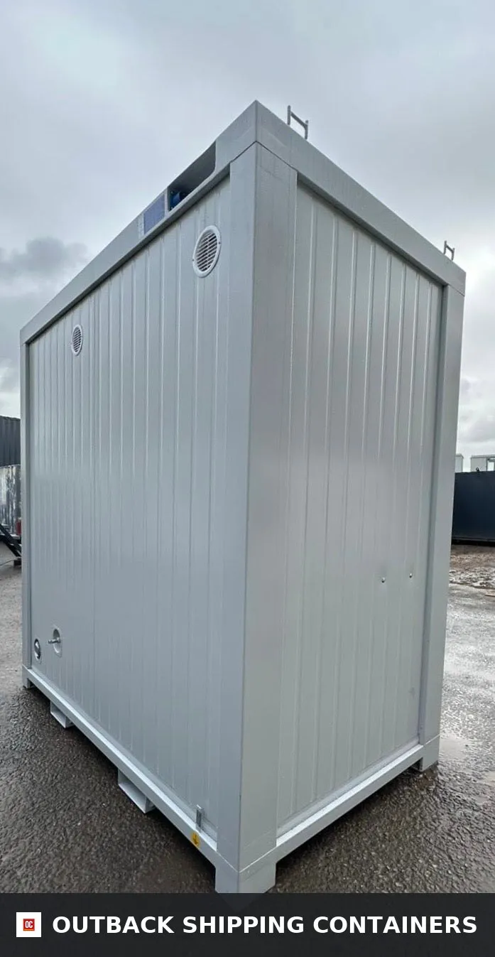 NEW Portable Toilet + Urinal — Male/Female WC + Urinal — 8 x 5 ft — Light Grey — No 792
