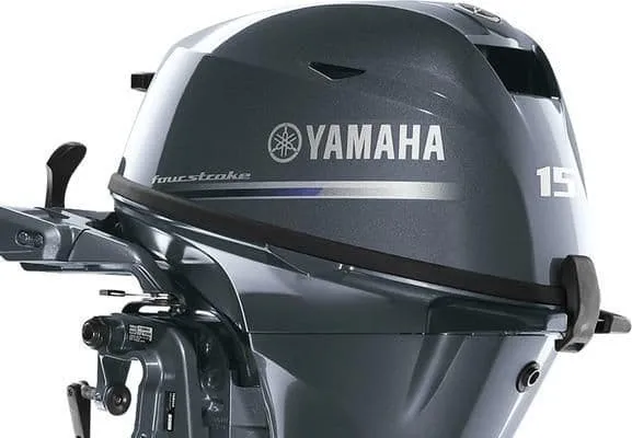 Yamaha F15LMHA, 15 HP, 20" SHAFT, TILLER, MANUAL, PORTABLE