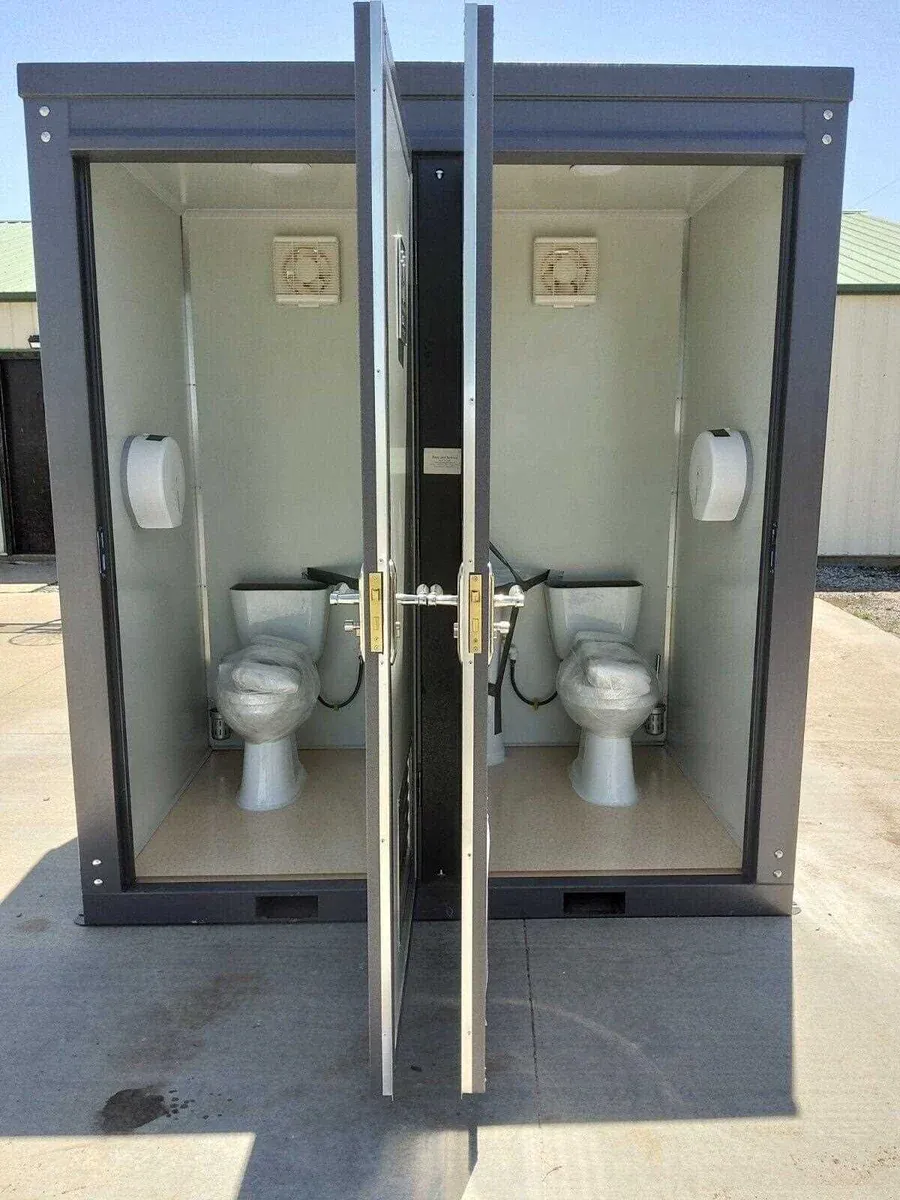 Dual Portable Toilet Units – Outdoor & Event Use 8 Units