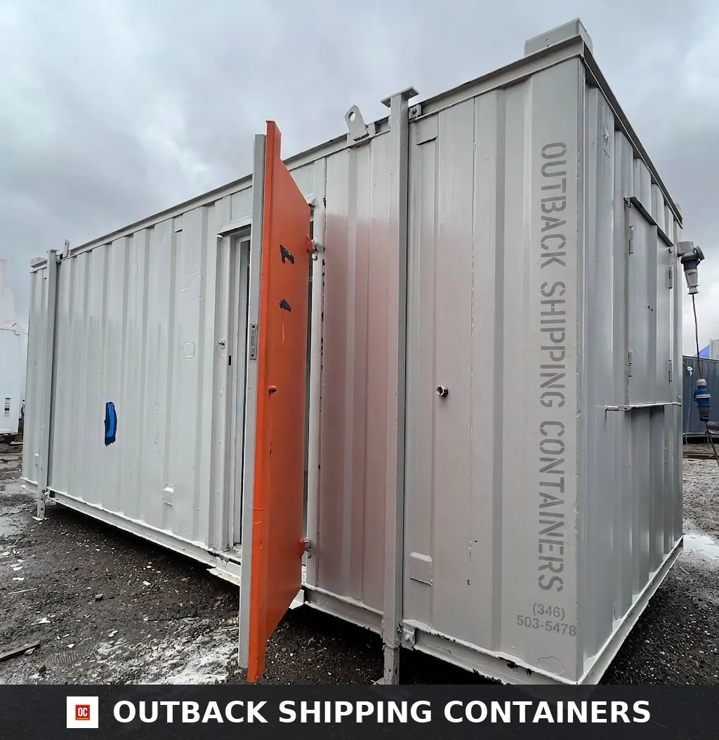 20x8ft — Office — Open Plan — Portable Anti-Vandal Building — Site Accommodation