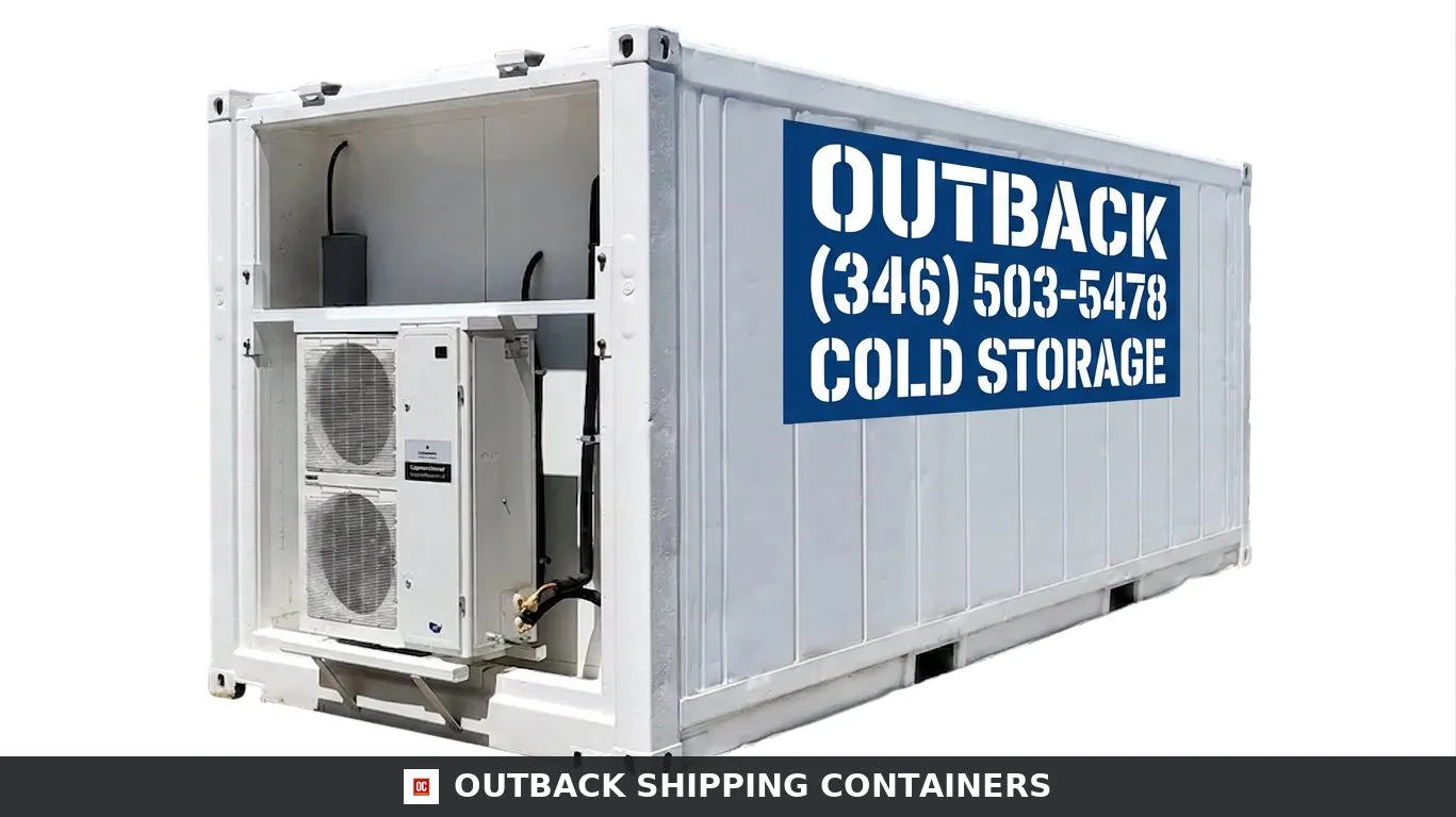 Single-Phase 20ft Refurbished Refrigerated Container Low Temp