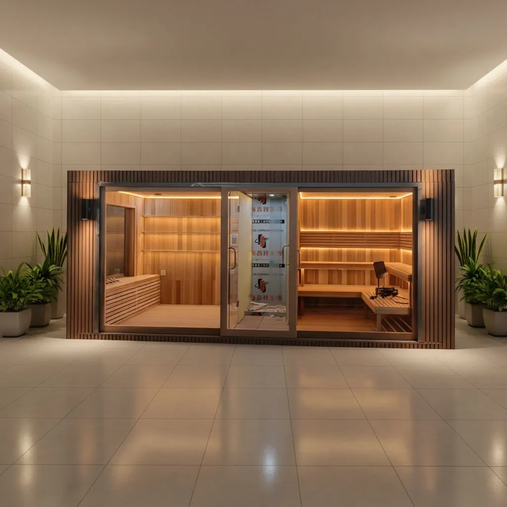 Premium Sauna Suite for 4–6 Persons,Modern Outdoor,Strating price