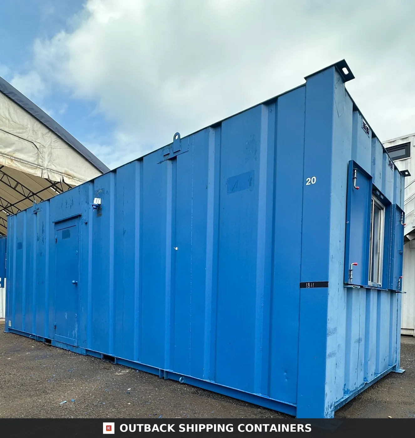 24x9ft — Office / Canteen — Building Site Accommodation — Portable Anti-Vandal