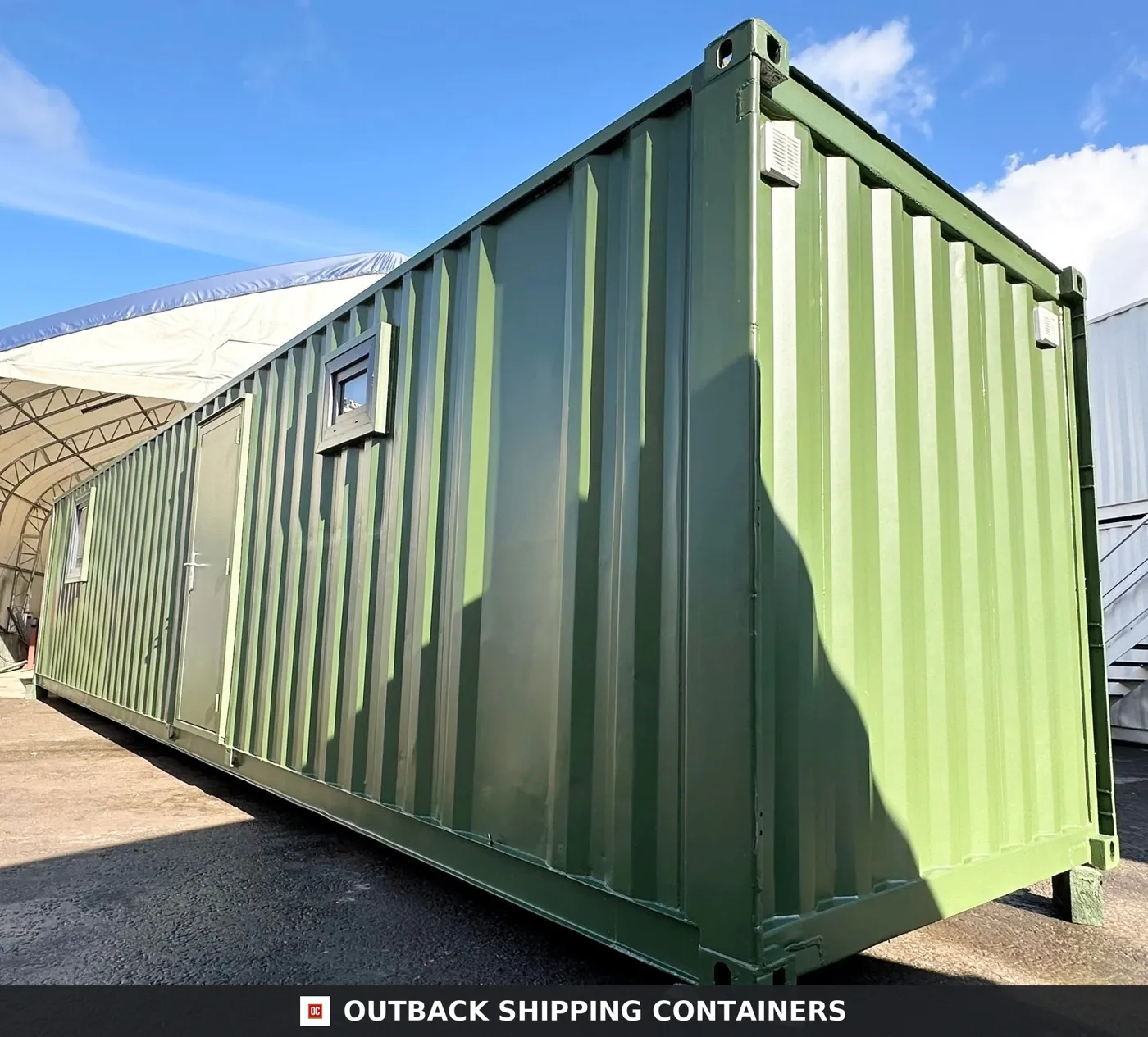 Converted Shipping Container 40Ft — Container Conversion — Open Plan Office — Portable Container Building — No 1279
