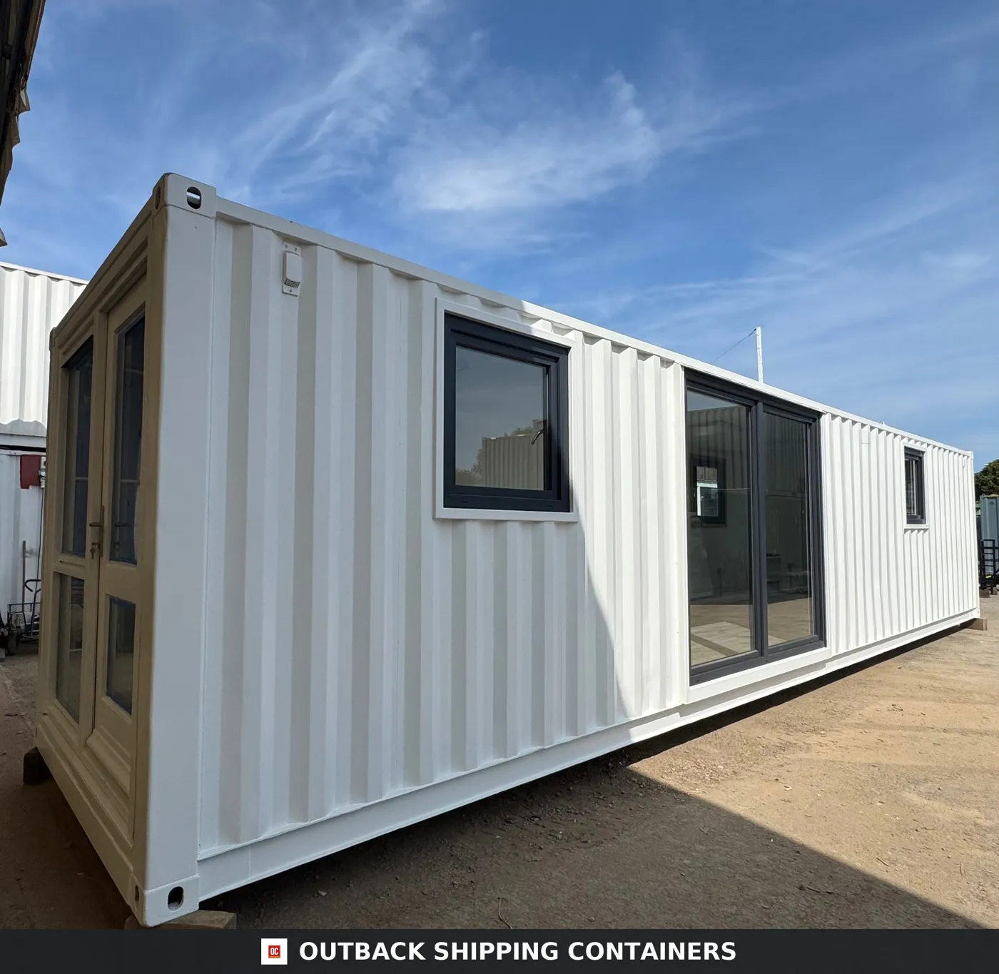 Converted Shipping Container 40Ft — Container Conversion — Open Plan Office — Portable Container Building — Reduced — No 1276