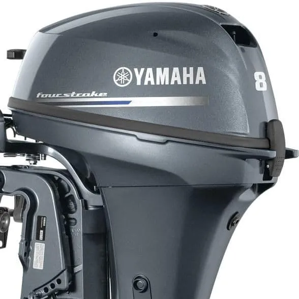 Yamaha F8LMHB, 8 HP, 20" SHAFT, TILLER, MANUAL, PORTABLE