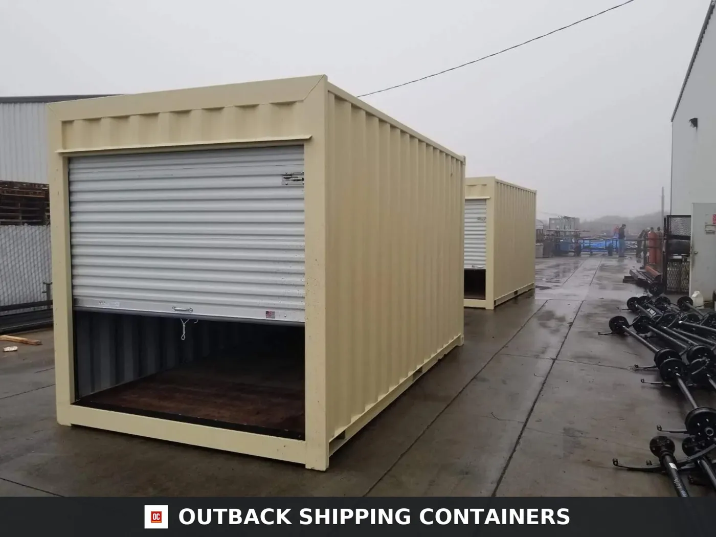 16Ft Storage Container With Roll-Up Door – Cargo Worthy Grade