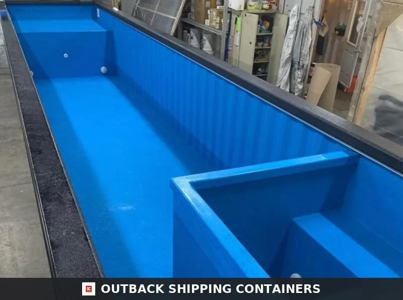 40 FT Container Pool - Deep End Design