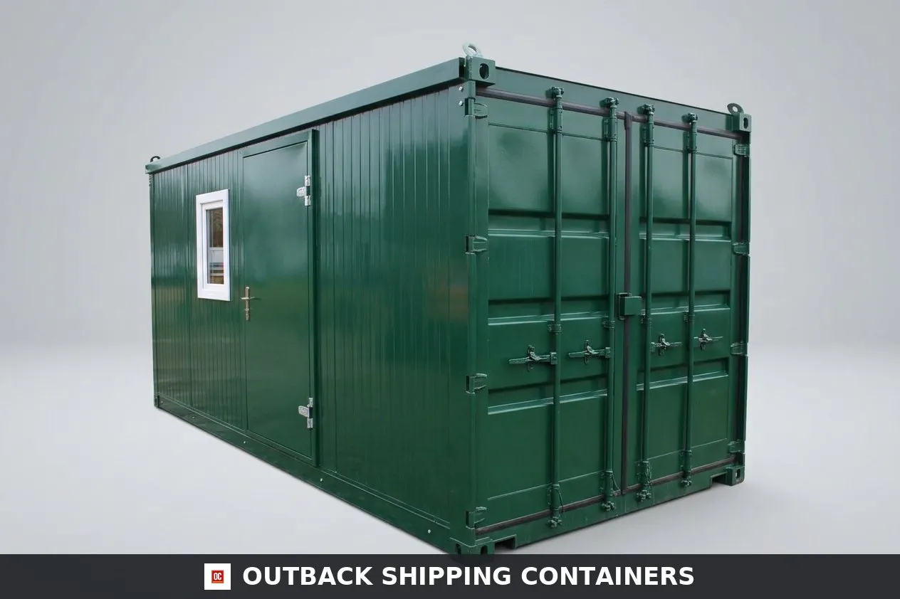 4.3m X 2.3m Flat Packed Office Cabin