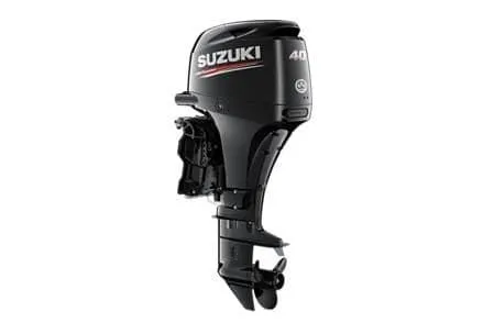 Suzuki DF40ATL2, 40 HP, 20 IN SHAFT, REMOTE, ELECTRIC, BLACK