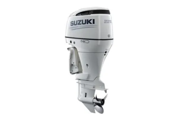 Suzuki DF225TXW2, 225 HP, 25 IN SHAFT, REMOTE, ELECTRIC, WHITE